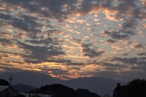 夕暮れ 夕暮れの写真