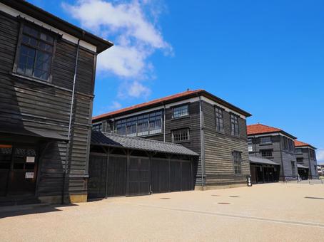 萩明倫学舎　本館　２号館　３号館　４号館 小学校,萩,校舎の写真素材