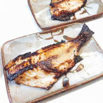 粕漬けの赤魚を焼いて 赤魚,粕漬け,焼くの写真素材