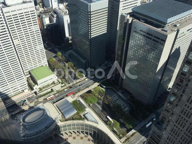 東京の街並 都庁,東京都庁,展望室の写真素材