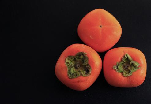 柿 柿,食べ物,果物の写真素材