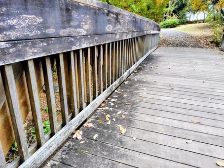 葛西臨海公園　橋 葛西臨海公園,橋,木製の写真素材