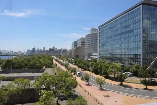 近未来の都市 町並み,建物,風景の写真素材