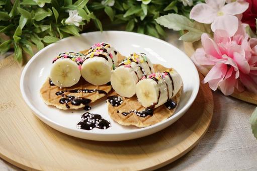チョコバナナ チョコバナナ 食べ物,食品,食物の写真素材