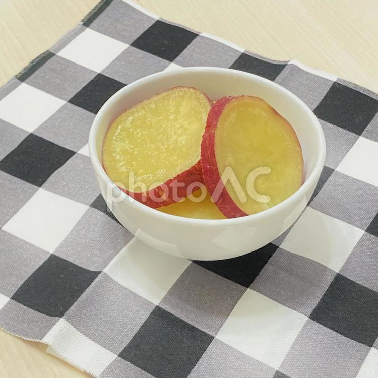 さつまいものレモン煮 さつまいも,サツマイモ,レモンの写真素材