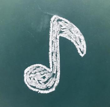 Eighth note_blackboard Eighth note_blackboard