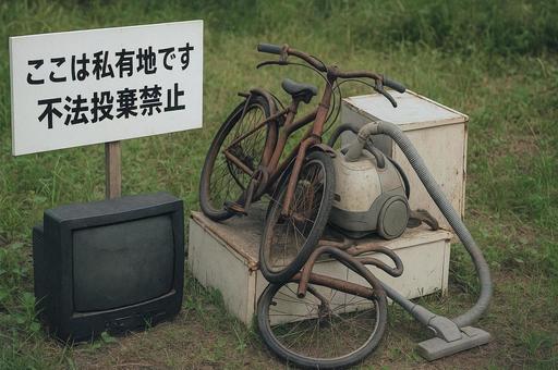 不法投棄 不法投棄の写真