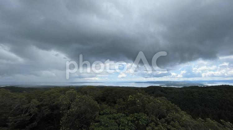 【石川】能登ゆめてらすの風景 能登ゆめてらす,展望台,別所岳の写真素材