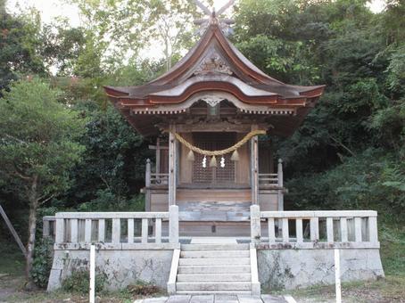 岡山県-中山神社-惣神殿 中山神社,神社,美作国の写真素材