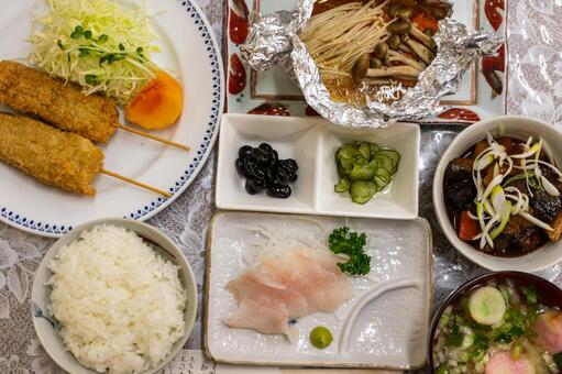 夕食 夕食の写真