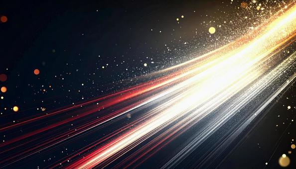 ダイナミックな光のラインの写真