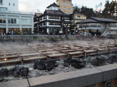 温泉旅行の写真