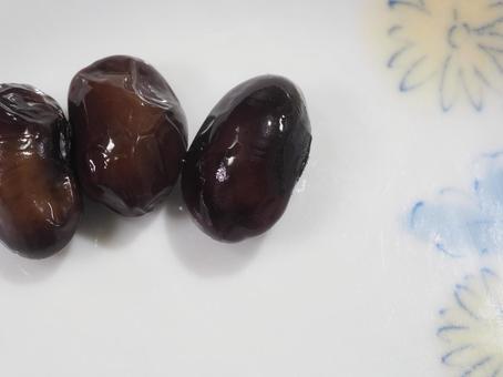 黒豆 和食,食材,黒豆の写真素材