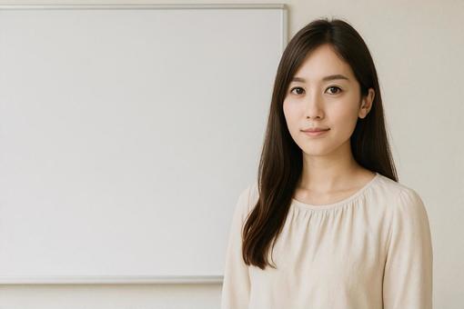女性の先生 女性の先生の写真