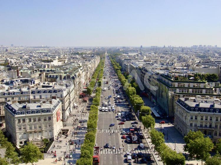 フランス　俯瞰　背景　街並み フランス,俯瞰,背景の写真素材