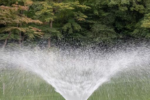噴水 噴水の写真