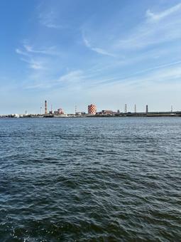 海芝浦駅からの景色 海芝浦駅からの景色の写真