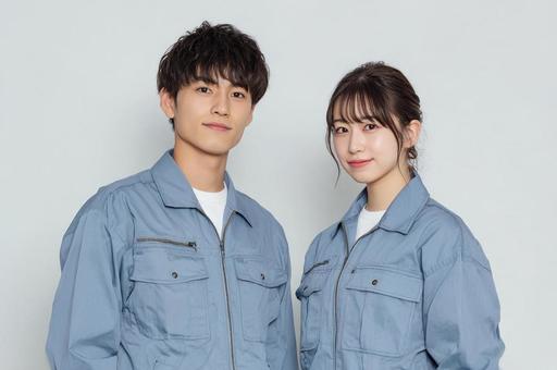 作業服男女のポートレート-10 作業服男女のポートレート-10の写真