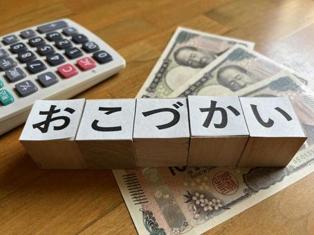 おこづかい お小遣い おこづかい お小遣いの写真