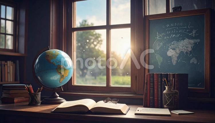 勉強のイメージ 学校,授業,書籍の写真素材