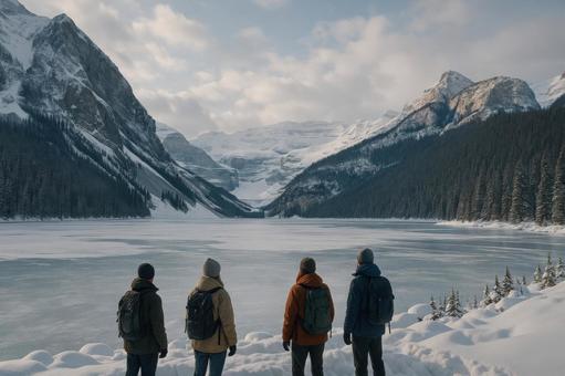 冬の絶景を巡る旅の写真