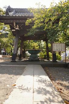 R1、時宗総本山遊行寺の手水舎と木陰 R1、時宗総本山遊行寺の手水舎と木陰 神社仏閣,寺院,遊行寺の写真素材