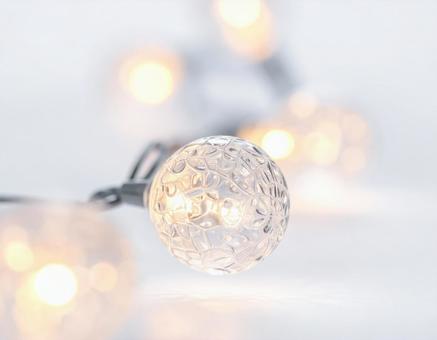 温かい光のLEDフェアリーライトの写真