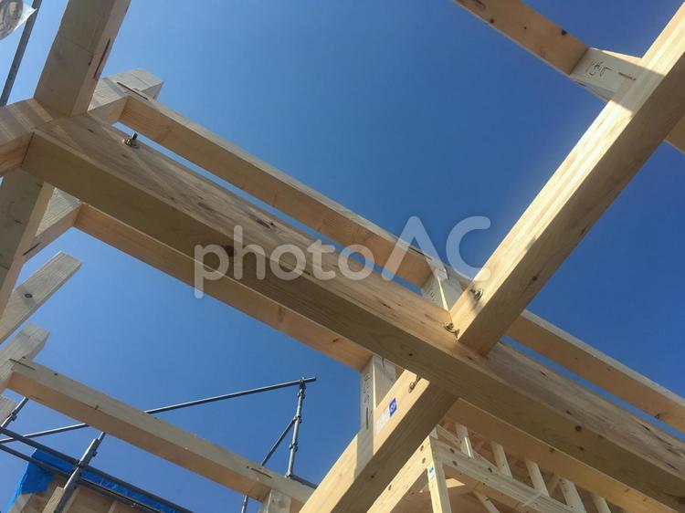 木造新築住宅素材 木造住宅,住宅,新築の写真素材