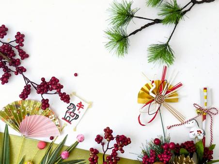 お正月(年賀状&年末年始)40 お正月(年賀状&年末年始)40 冬,年賀状,干支の写真素材