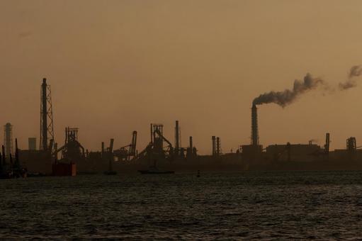 工業地帯の写真