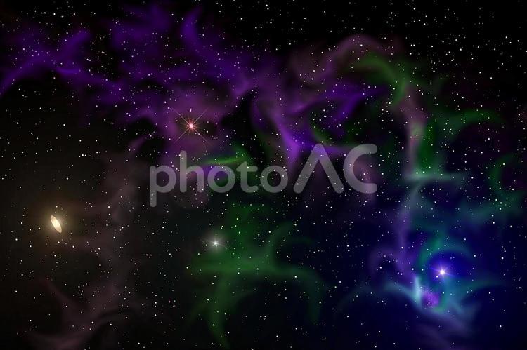 幻想的背景素材　散光星雲と深宇宙 深宇宙,宇宙,散光星雲の写真素材