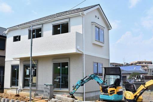 住宅 戸建て 建築中, JPG 住宅 戸建て 建築中, a house, detached house, house, JPG