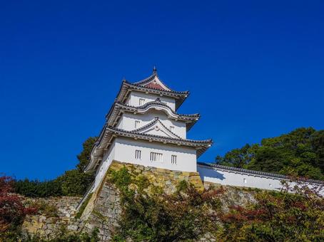 【兵庫県】明石市・明石城跡 明石城跡,坤櫓,明石市の写真素材