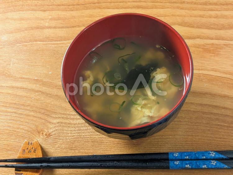 わかめの卵スース わかめ,海藻,海産物の写真素材
