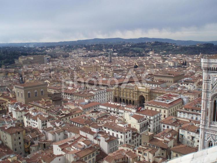 フィレンツェの街並み２ イタリア,フィレンツェ,italyの写真素材