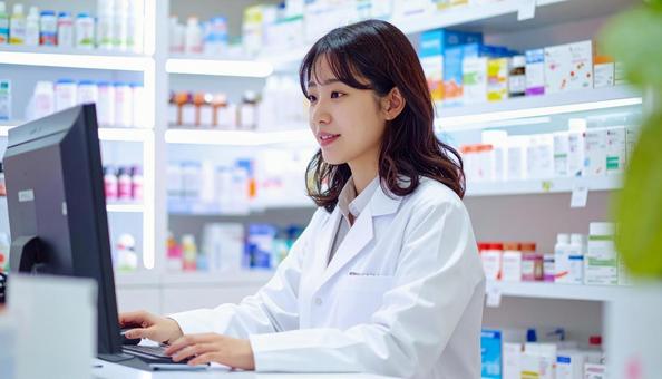 働く薬剤師 働く薬剤師の写真