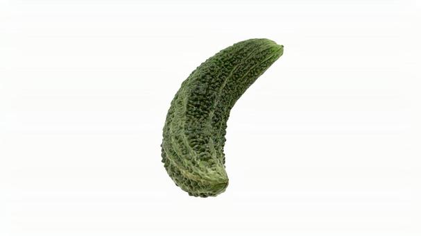 ゴーヤのクローズアップ（背景透過） ゴーヤ,苦瓜,夏野菜の写真素材