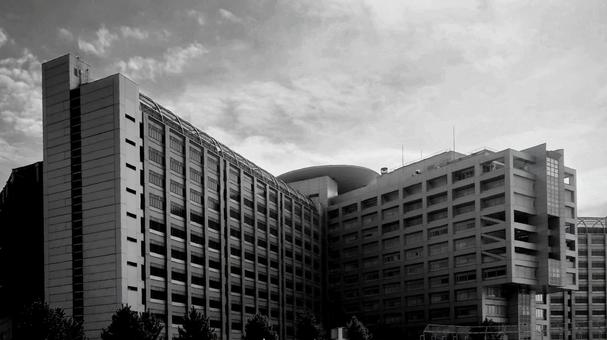 東京拘置所　小菅刑務所　東京都葛飾区 東京拘置所,刑務所,屋上の写真素材