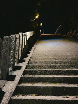 夜の階段 夜,階段,吉浦の写真素材