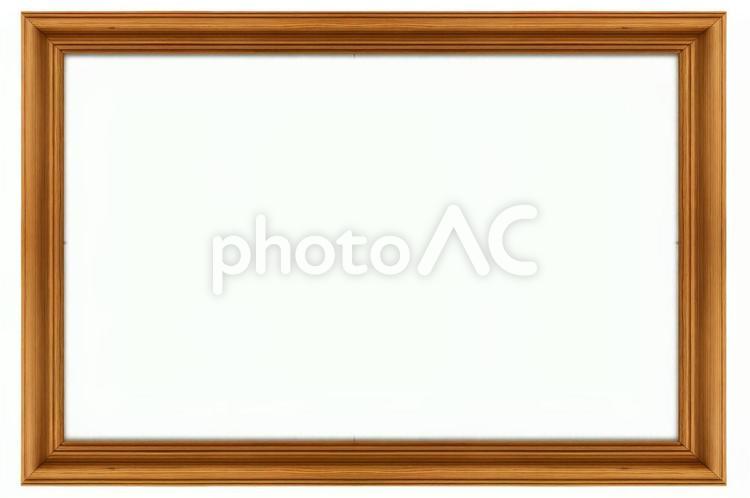 【額縁】木製の枠1 額,フレーム,額縁の写真素材