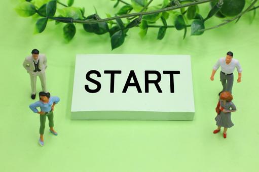 STARTの文字素材 start,スタート,挑戦の写真素材