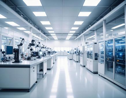 近未来的な製造業の写真