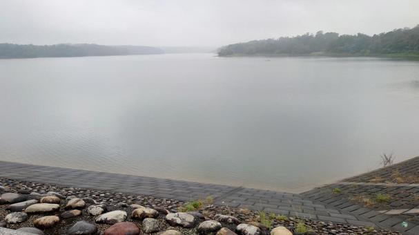 湖 湖畔 湖 湖畔の写真