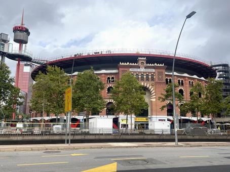 アレナス・デ・バルセロナ アレナス・デ・バルセロナ バルセロナ,スペイン,スペイン広場の写真素材