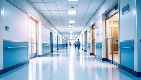 医療機関の通路　病院の廊下の写真