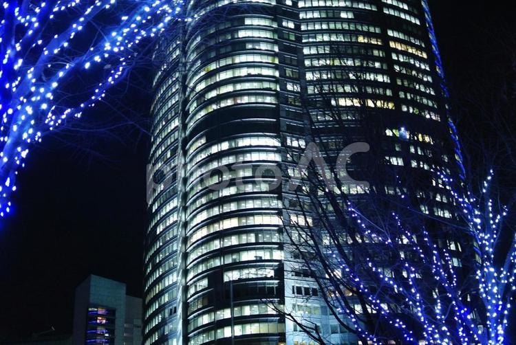 クリスマスの六本木ヒルズ クリスマス,六本木ヒルズ,夜景の写真素材