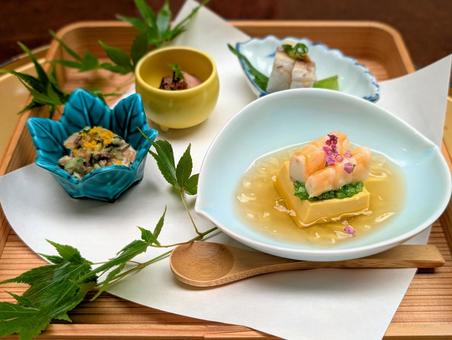 Japanese appetizer platter , JPG