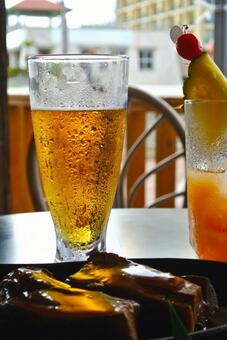 beer garden, beer garden, beer, tropical juice, JPG