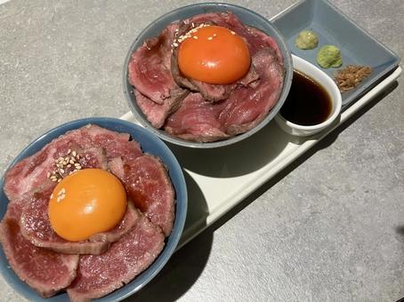 食べ比べ 食べ比べ,ステーキ,1人時間の写真素材