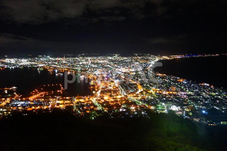 函館山の夜景 夜景,函館山,北海道の写真素材